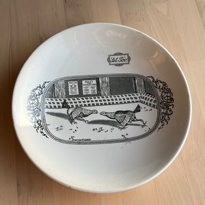 Vintage Adams England Porcelain Decorative Plate Old English Sports